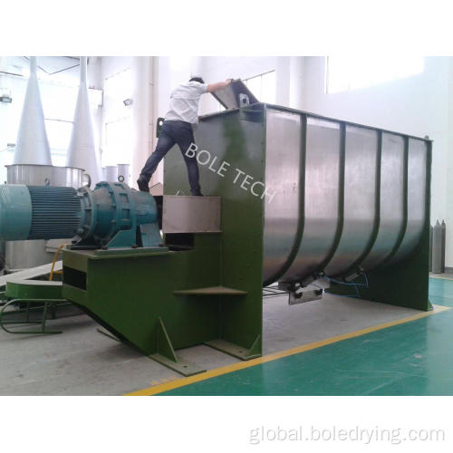 China Industrial horizontal ribbon mixer blender for mixing powder Manufactory